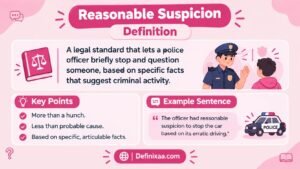 Reasonable Suspicion Definition: What It Actually Means In Law